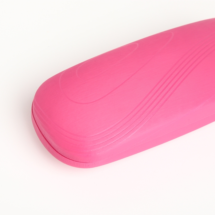 Футляр для очков на хлопушке, длина 16 см, цвет розовый Футляр для очков на хлопушке, длина 16 см, цвет розовый