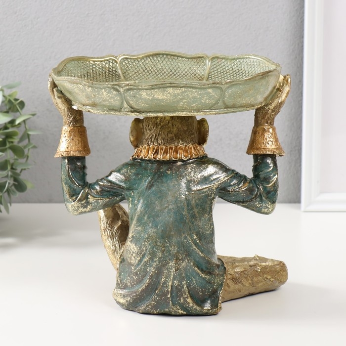 Сувенир полистоун подставка  Сувенир полистоун подставка "Шимпанзе в рубахе" 21х17,5х21,5 см