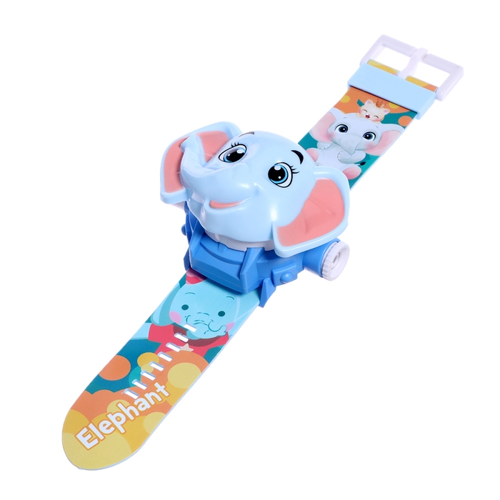 Часы-проектор «Слоник», свет Часы-проектор «Слоник», свет