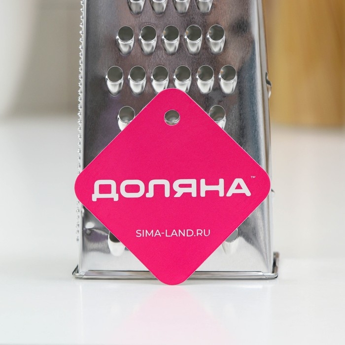 Тёрка четырёхгранная Доляна «Классика», 20 см, цвет МИКС Тёрка четырёхгранная Доляна «Классика», 20 см, цвет МИКС