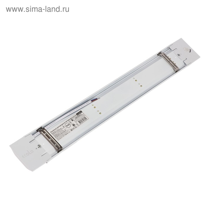 Светильник светодиодный Ecola, 20 Вт, 1600 Лм, 4200 К, IP20, 600х75х25 мм Светильник светодиодный Ecola, 20 Вт, 1600 Лм, 4200 К, IP20, 600х75х25 мм