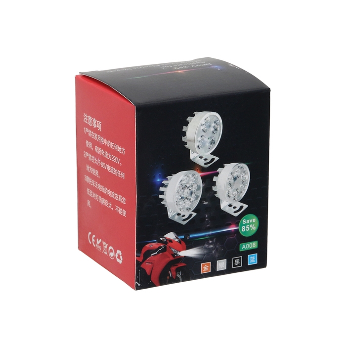Фара cветодиодная для мототехники, 4 LED, IP67, 4 Вт, направленный свет Фара cветодиодная для мототехники, 4 LED, IP67, 4 Вт, направленный свет