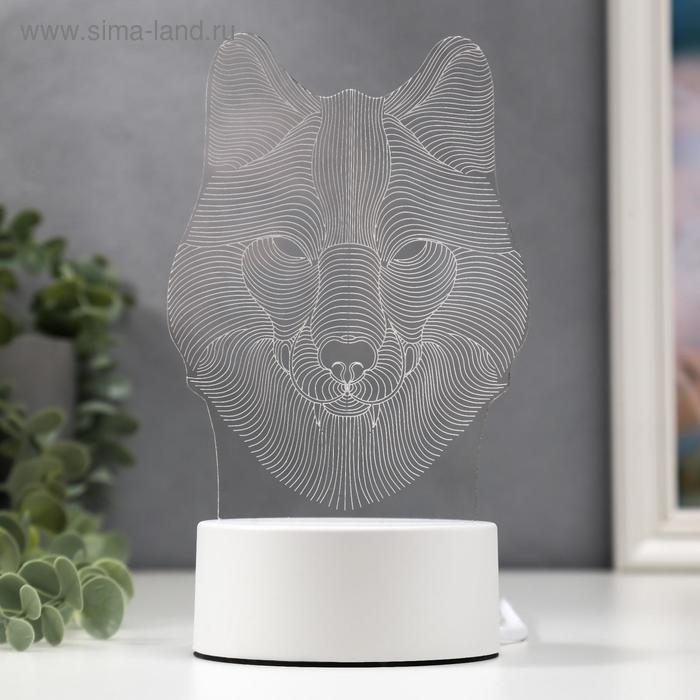 Светильник  Светильник "Волк" от сети 9,5x11,5x20 см