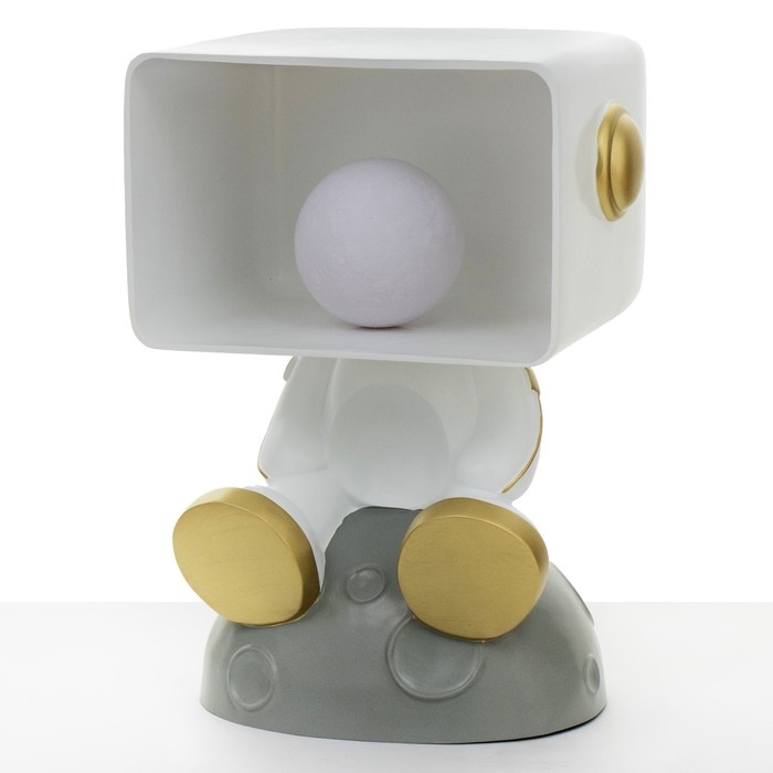 Светильник-полка "Космик" LED USB серый 35х25х47см RISALUX