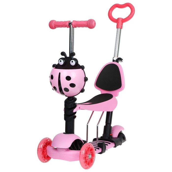 Самокат 5 в 1 GRAFFITI, колёса световые PU 120/80 мм Самокат 5 в 1 GRAFFITI, колёса световые PU 120/80 мм