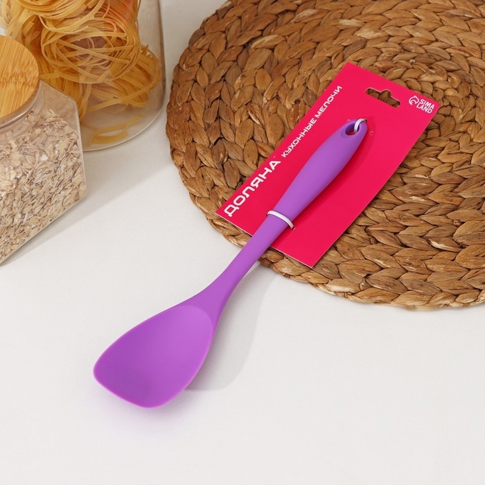 Лопатка Доляна «Рэми», 28,7×5,8 см, цвет МИКС Лопатка Доляна «Рэми», 28,7×5,8 см, цвет МИКС