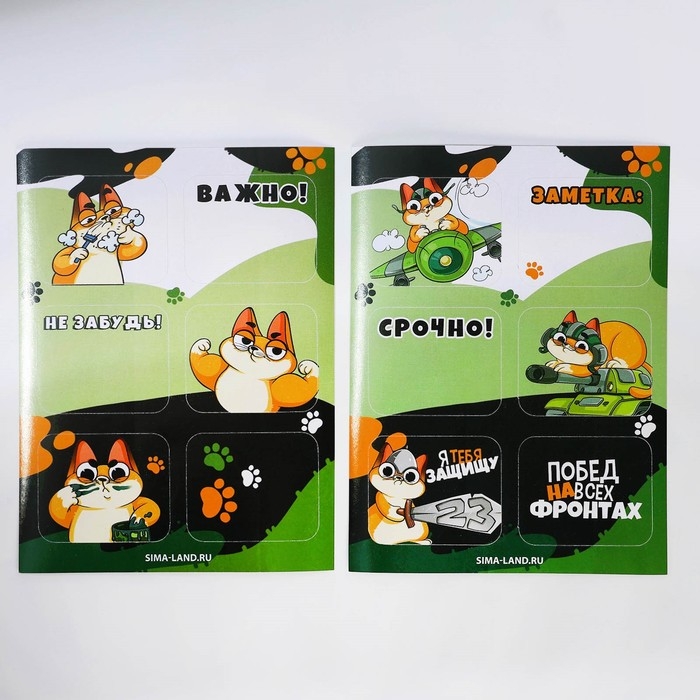 Подарочный набор «Кот» блокнот А6, значок, наклейки и карандаши 2 шт Подарочный набор «Кот» блокнот А6, значок, наклейки и карандаши 2 шт