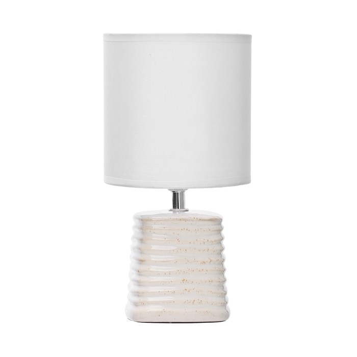 Настольная лампа Настольная лампа "Айрис" Е14 40Вт белый 14х14х26 см