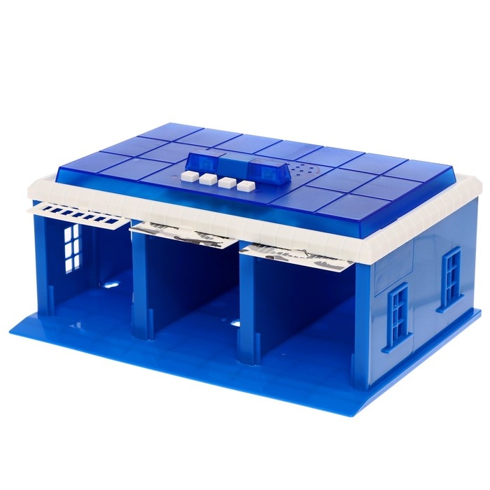 Игровой набор «Гараж полицейского участка с УАЗ Хантер», 22 см, ворота, световые и звуковые эффекты Игровой набор «Гараж полицейского участка с УАЗ Хантер», 22 см, ворота, световые и звуковые эффекты