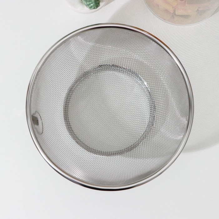 Сито для просеивания Magistro Dorial, d=18 см, 304 сталь, цвет серебристый