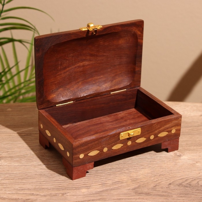 Шкатулка  Шкатулка "Синди" 16х10х9 см, дерево шишам