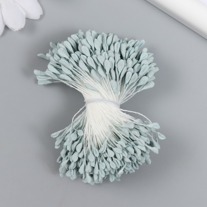 Тычинки для цветов Тычинки для цветов "Серо-голубой" набор 360 шт длина 6 см