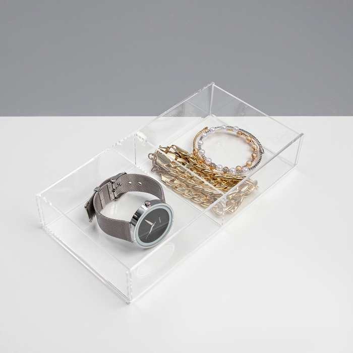 Подставка для презентации, два отделения 20,3*10,2*3,8 см, оргстекло 2мм В ЗАЩИТНОЙ ПЛЁНКЕ Подставка для презентации, два отделения 20,3*10,2*3,8 см, оргстекло 2мм В ЗАЩИТНОЙ ПЛЁНКЕ