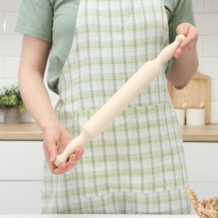 Скалка с ручками Доляна, 44 см, берёза Скалка с ручками Доляна, 44 см, берёза