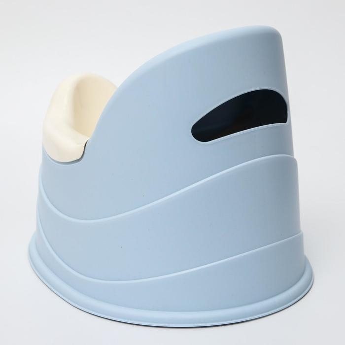 Горшок двухцветный, цвет светло-голубой Горшок двухцветный, цвет светло-голубой