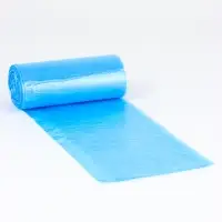 Мешки для мусора в рулоне 60 л, голубые, ПНД, толщина 8 мкм, 30 шт.