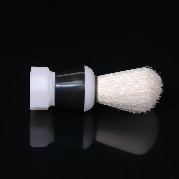 Помазок для бритья, пластиковый, цвет чёрный Помазок для бритья, пластиковый, цвет чёрный