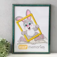 Фоторамка для фото 30&times;40 см Keep memories &laquo;Офис&raquo;, пластик, малахит, (пластиковый экран)