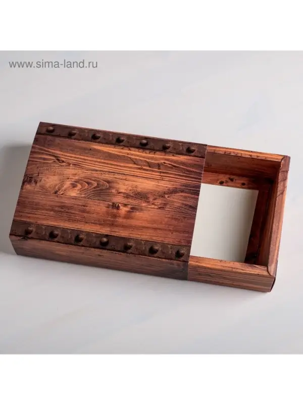 Коробка кондитерская, упаковка, &laquo;Ящик&raquo;, 20&times;15&times;5 см