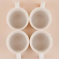 Набор кружек SL Home &laquo;Тренто&raquo;, 250 мл, 4 шт., фарфор, белый