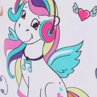 Рюкзак дет 18*8*23 см, Единорог, отд на молнии, сиреневый