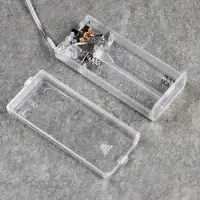 Гирлянда &laquo;Нить&raquo; 1.6 м с насадками &laquo;Синие шарики&raquo;, IP20, серебристая нить, 15 LED, от батареек АА&times;2, свечение белое