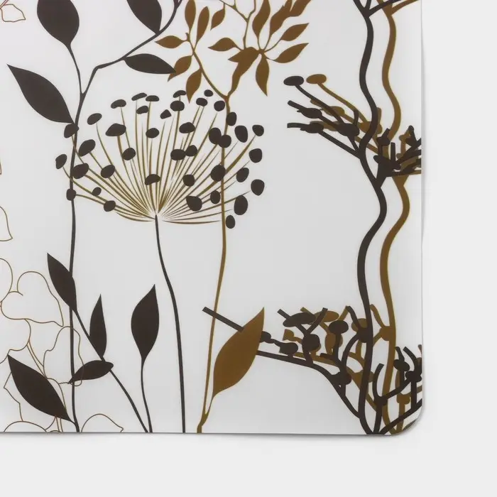 Салфетка сервировочная на стол «Сад», 43×28 см, белая