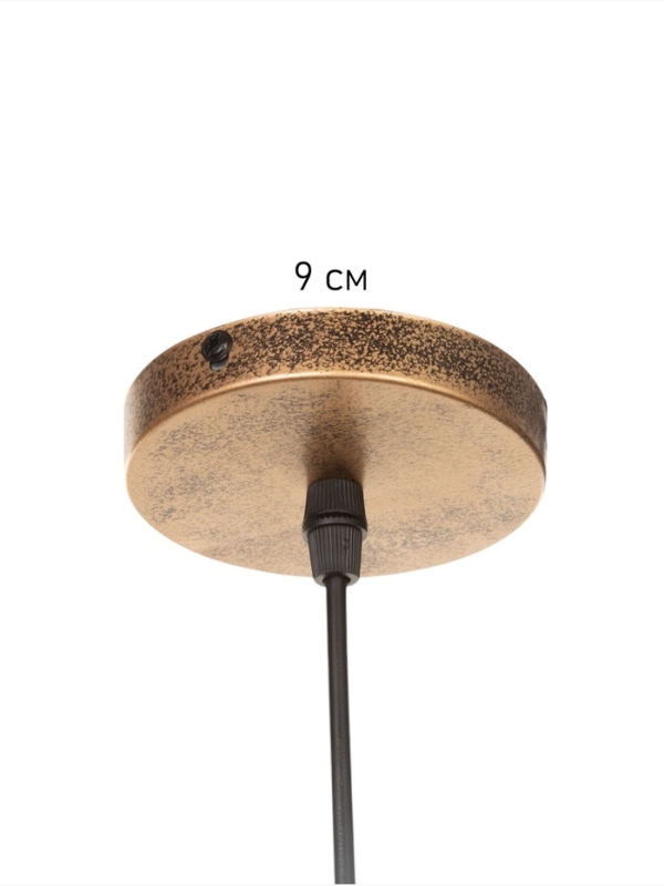 Светильник William 1х40Вт Е27 пр-1м золото/черный 40х40х35см