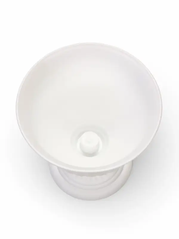 Вазон для цветов &laquo;Венеция&raquo;, 600 мл, d=14 см, h=14 см, пластиковый, белый