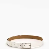 Ремень жен 05-01-02-01, Июнь2505, 3*0,3*110 см, без винта, пряж мат металл, 1 прокол, белый 109031 Ремень жен 05-01-02-01, Июнь2505, 3*0,3*110 см, без винта, пряж мат металл, 1 прокол, белый 109031