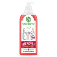 Средство для мытья посуды Synergetic &laquo;Гранат&raquo;, гель антибактериальный, биоразлагаемый, 1 л