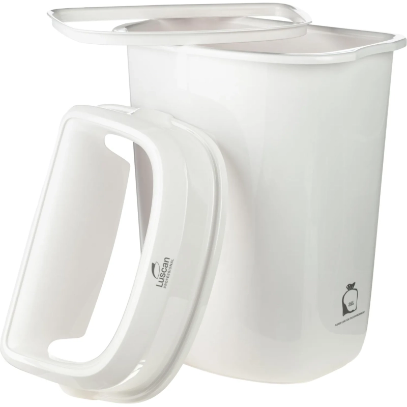 Контейнер для мусора (корзина) Luscan Prof Etalon 32л белый 151040