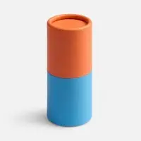 Набор цветных карандашей с мелками Kiddo Tube, голубой с оранжевым