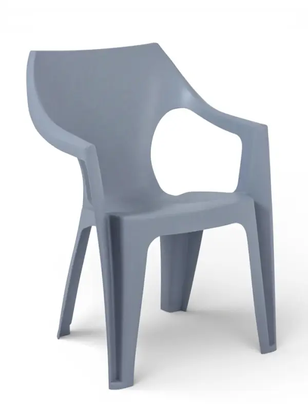 Кресло садовое Decorona DeForma, 55&times;53.5&times;78.5 см, пластиковое, цвет дымчатый кварц