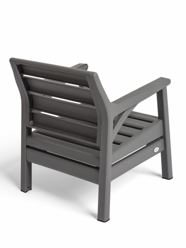 Набор садовой мебели Набор садовой мебели "Евпатория" 4 предмета: 2 кресла, стол, диван 2-х местный, цвет серый