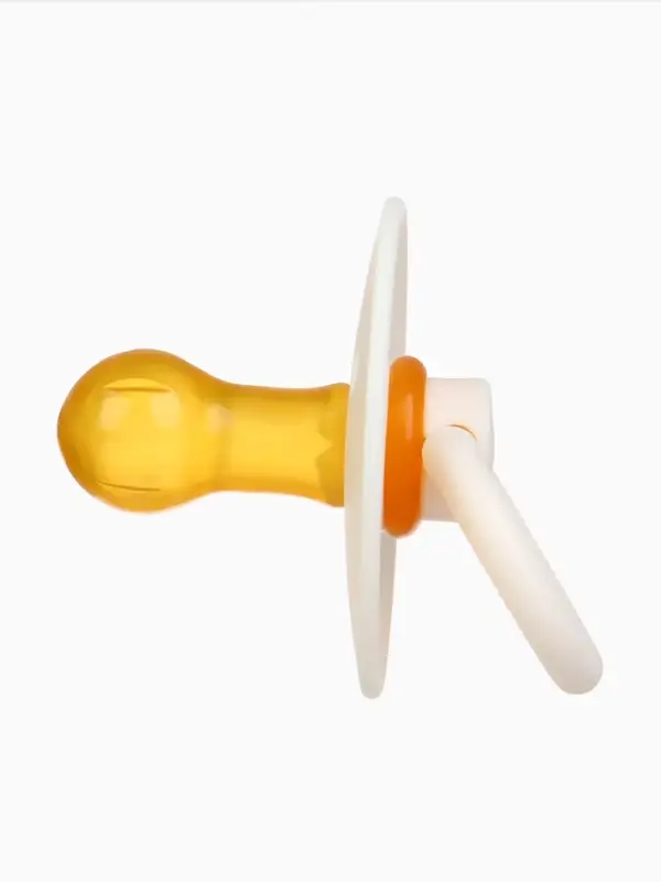 Набор классических пустышек, 2 шт., латекс, персиковый/айвори, в контейнере, от 3 мес., M&B Набор классических пустышек, 2 шт., латекс, персиковый/айвори, в контейнере, от 3 мес., M&B