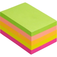 Стикеры  с клеев.краем 76x51 мм, 400 лист, 5 неоновых цв