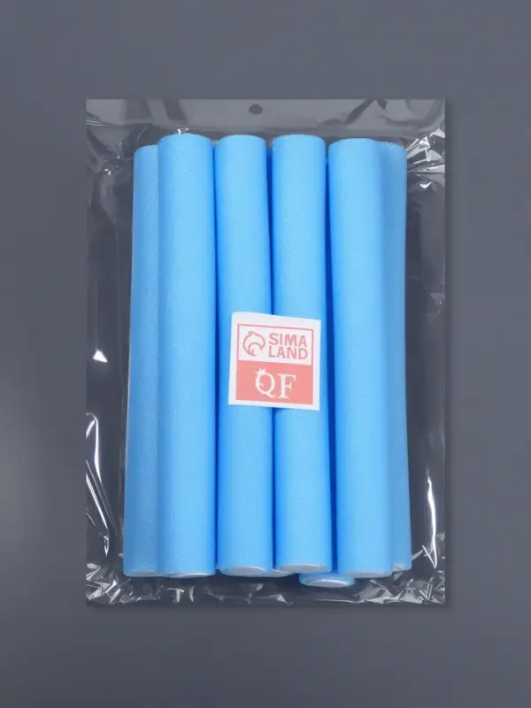 Бигуди &laquo;Бумеранг&raquo;, d=3 см, 24 см, 10 шт., голубые