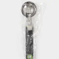 Ложка для мороженого Доляна Lime, 20&times;5.3 см, чёрно-зелёная