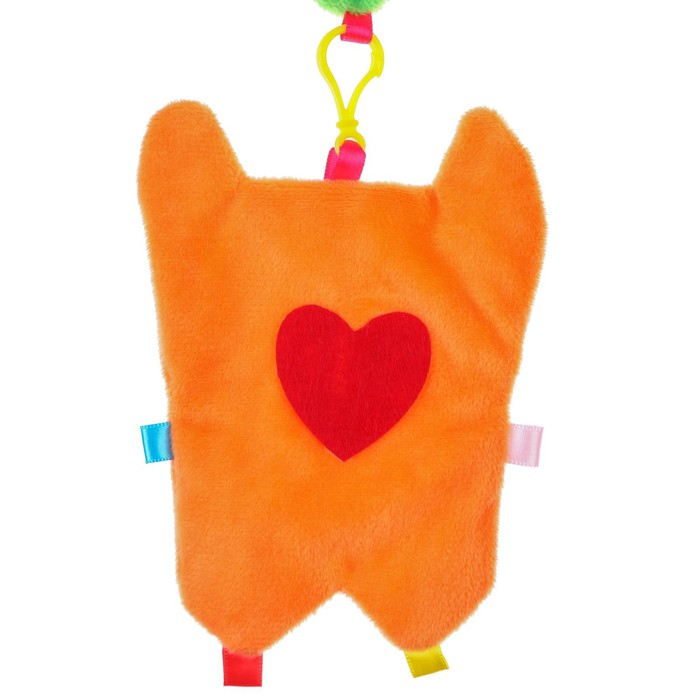 Растяжка - погремушка мягкая на кроватку/коляску «Лучшие друзья», Крошка Я Растяжка - погремушка мягкая на кроватку/коляску «Лучшие друзья», Крошка Я