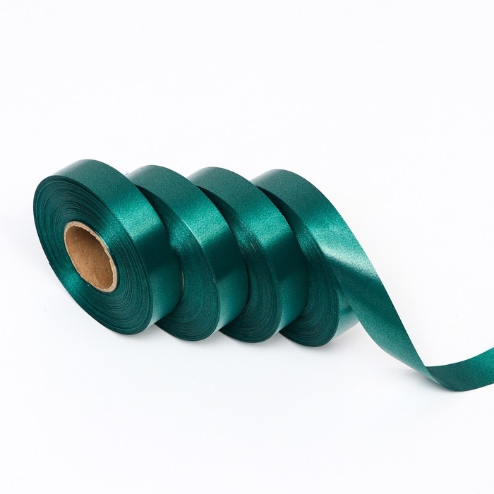 Лента для декора и подарков, зеленый мох, 2 см х 45 м Лента для декора и подарков, зеленый мох, 2 см х 45 м