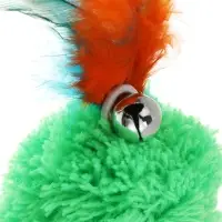 VETTA Набор игрушек для кошки, плюш, перья, 4,5см, 2 шт