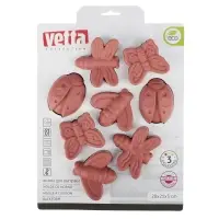 VETTA Форма силиконовая 8 ячеек, 28х21х3см, "Пчелка", 3 цвета