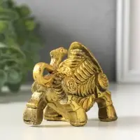 Фигурка гипс &laquo;Золотой телец&raquo;, 6&times;9&times;5 см, под золото