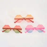 Карнавальные очки "Губы" градиент, цвета МИКС Карнавальные очки "Губы" градиент, цвета МИКС