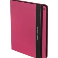 Ежедневник недатированный А5 Monochrome. Anemone, 136 листов, 7БЦ, розовый, soft touch, с резинкой