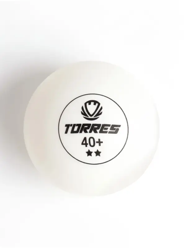 Мяч для настольного тенниса TORRES TT23014, набор 6 шт, цвет белый