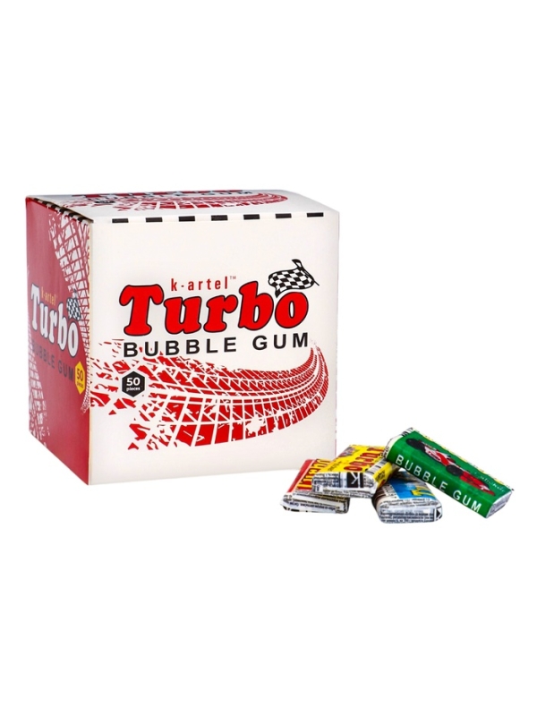 Жевательная резинка Turbosport racing, дыня, апельсин, яблоко, персик, 50*4,5 г Жевательная резинка Turbosport racing, дыня, апельсин, яблоко, персик, 50*4,5 г