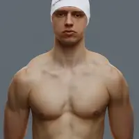 Шапочка для плавания взрослая ONLYTOP Swim, тканевая, обхват 54-60 см