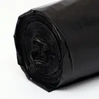 Мешки для мусора 240 л , ПВД, 40 мкм, 100 шт в рул, 86х120 см, цвет черный